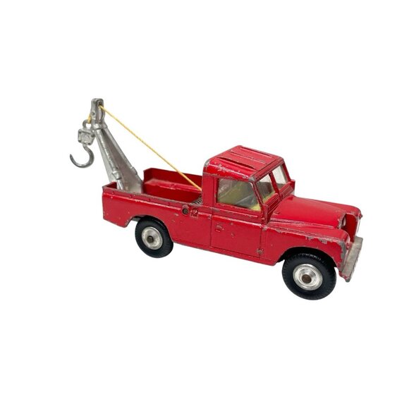 Vintage Corgi Toys Land Rover 109 WB Recovery Truck Original Red Diecast - Picture 5 of 13